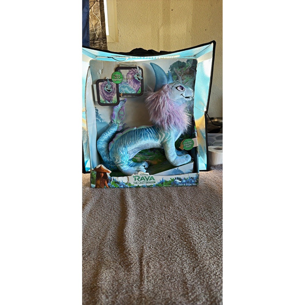 Disney Raya and the Last Dragon Talk & Glow Sisu Interactive Plush Toy. NIB